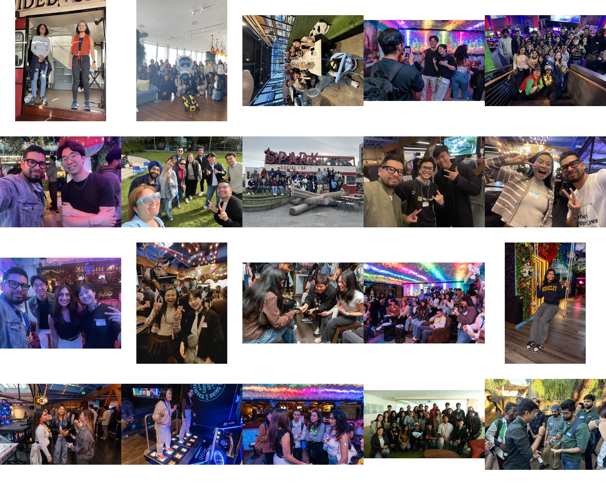 Intern Ship event collage
